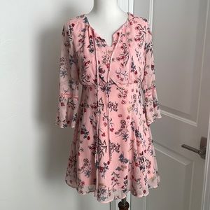 EUC Disney Beauty and the Beast floral dress